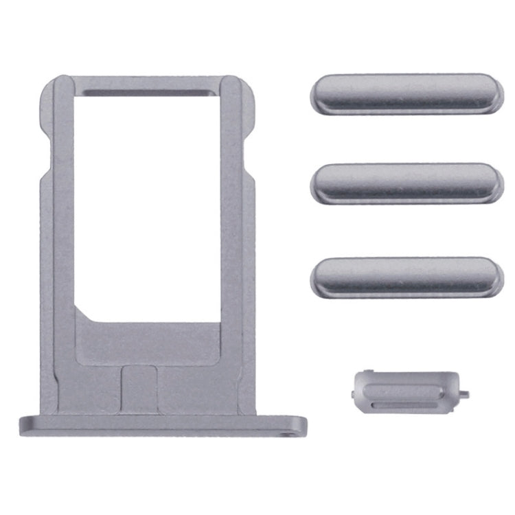 Full Assembly  Housing Cover for iPhone 6 Plus, Including Back Cover & Card Tray & Volume Control Key & Power Button & Mute Switch Vibrator Key(Grey) - iPhone 6/6 Plus Parts by PMC Jewellery | Online Shopping South Africa | PMC Jewellery