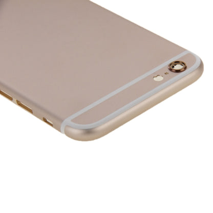 6 in 1 for iPhone 6 Plus (Back Cover + Card Tray + Volume Control Key + Power Button + Mute Switch Vibrator Key + Sign) Full Assembly Housing Cover(Gold) - iPhone 6/6 Plus Parts by PMC Jewellery | Online Shopping South Africa | PMC Jewellery