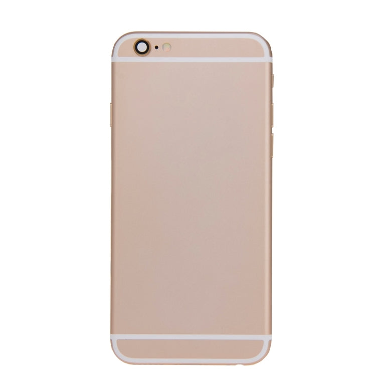 Battery Back Cover Assembly with Card Tray for iPhone 6s(Gold) - iPhone 6S/6S Plus Parts by PMC Jewellery | Online Shopping South Africa | PMC Jewellery