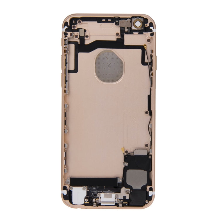 Battery Back Cover Assembly with Card Tray for iPhone 6s(Gold) - iPhone 6S/6S Plus Parts by PMC Jewellery | Online Shopping South Africa | PMC Jewellery