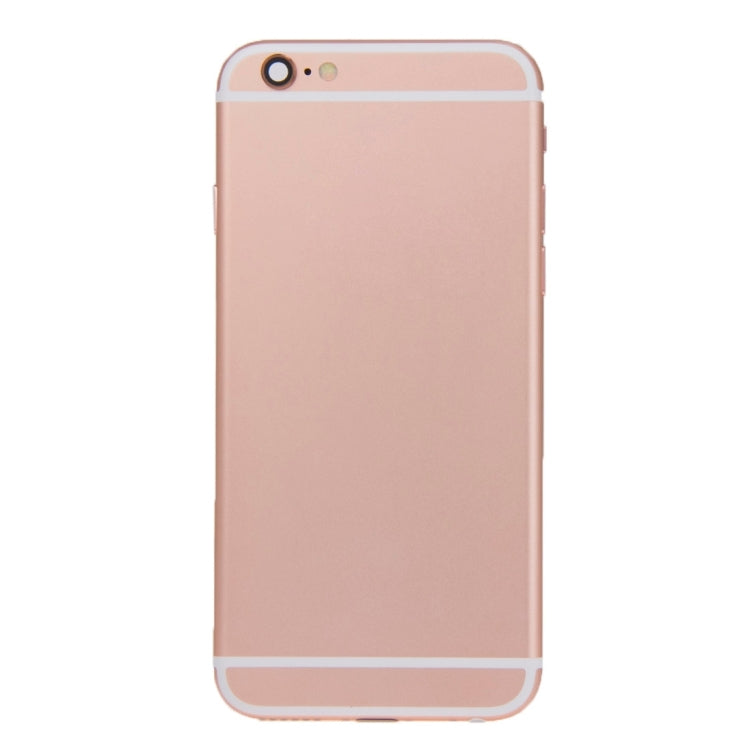 Battery Back Cover Assembly with Card Tray for iPhone 6s(Rose Gold) - iPhone 6S/6S Plus Parts by PMC Jewellery | Online Shopping South Africa | PMC Jewellery