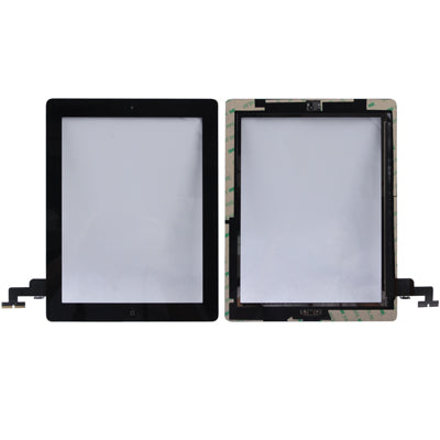 Touch Panel (Controller Button + Home Key Button PCB Membrane Flex Cable + Touch Panel Installation Adhesive) for iPad 2 / A1395 / A1396 / A1397 (Black) - iPad 2 Parts by PMC Jewellery | Online Shopping South Africa | PMC Jewellery