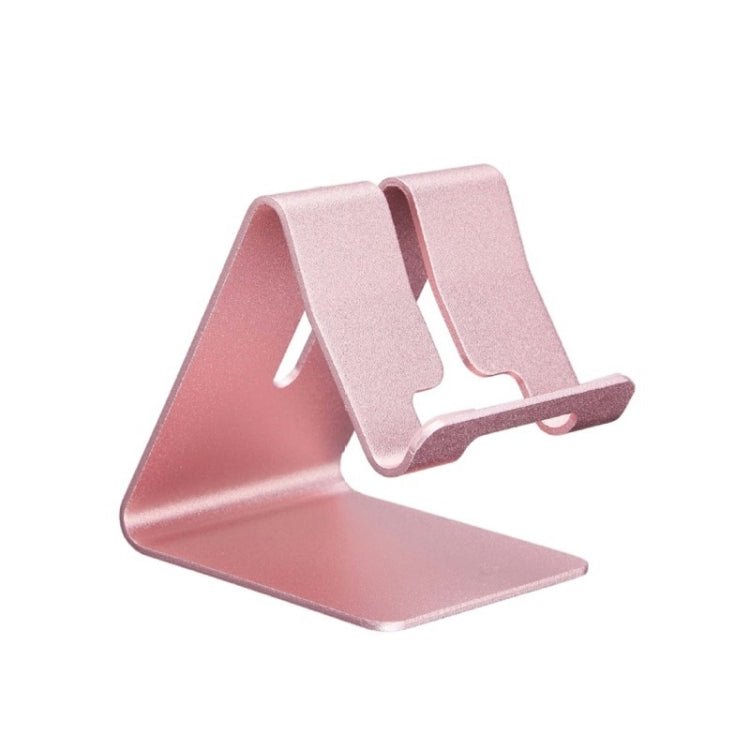 Aluminum Stand Desktop Holder for iPad, iPhone, Galaxy, Huawei, Xiaomi, HTC, Sony, and other Mobile Phones or Tablets(Rose Gold) - Desktop Holder by PMC TechLife | Online Shopping South Africa | PMC TechLife