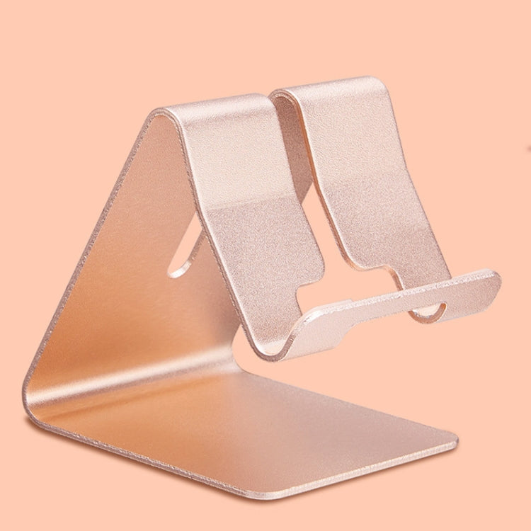 Aluminum Stand Desktop Holder for iPad, iPhone, Galaxy, Huawei, Xiaomi, HTC, Sony, and other Mobile Phones or Tablets(Gold) - Desktop Holder by PMC TechLife | Online Shopping South Africa | PMC TechLife