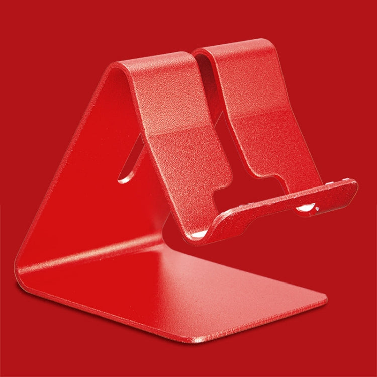 Aluminum Stand Desktop Holder for iPad, iPhone, Galaxy, Huawei, Xiaomi, HTC, Sony, and other Mobile Phones or Tablets (Red) - Desktop Holder by PMC TechLife | Online Shopping South Africa | PMC TechLife
