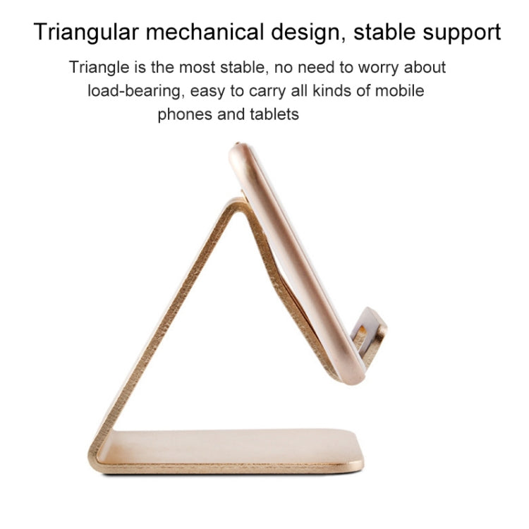 Aluminum Stand Desktop Holder for iPad, iPhone, Galaxy, Huawei, Xiaomi, HTC, Sony, and other Mobile Phones or Tablets(Silver) - Desktop Holder by PMC TechLife | Online Shopping South Africa | PMC TechLife
