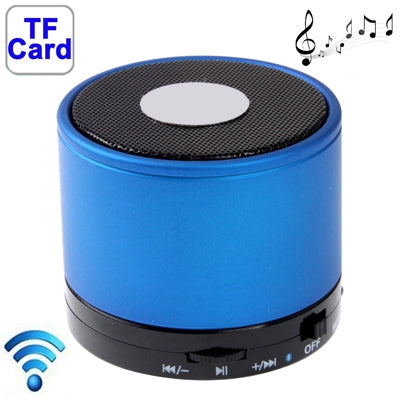 Bluetooth 2.1 Mini Stereo Speaker for iPhone 5 / iPhone 4 & 4S / iPad 4 / New iPad / iPad mini / mini 2 Retina, Built-in Rechargeable Battery, Support TF Card(Blue) - Desktop Speaker by PMC Jewellery | Online Shopping South Africa | PMC Jewellery