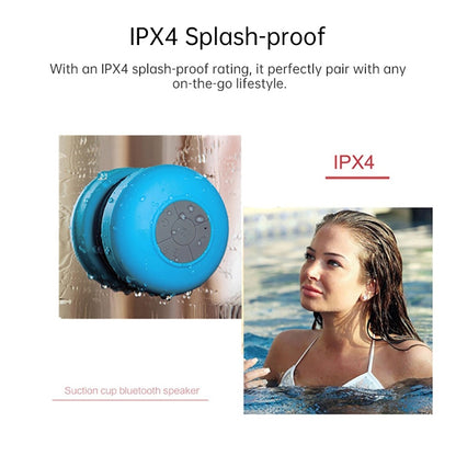 BTS-06 Mini Waterproof IPX4 Bluetooth V2.1 Speaker, Support Handfree Function(Green) - Waterproof Speaker by PMC Jewellery | Online Shopping South Africa | PMC Jewellery