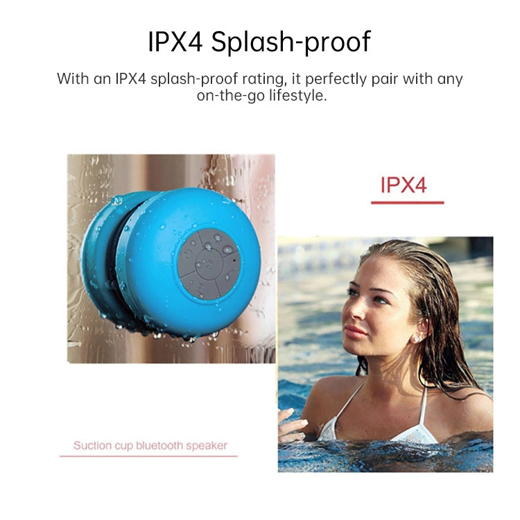 BTS-06 Mini Waterproof IPX4 Bluetooth V2.1 Speaker, Support Handfree Function(Blue) - Waterproof Speaker by PMC Jewellery | Online Shopping South Africa | PMC Jewellery