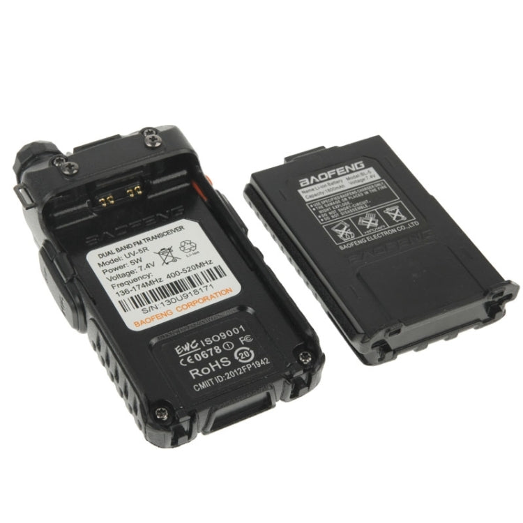 BAOFENG UV-5R Professional Dual Band Transceiver FM Two Way Radio Walkie Talkie Transmitter(Black) - free shipping - PMC TechLife - Order now!