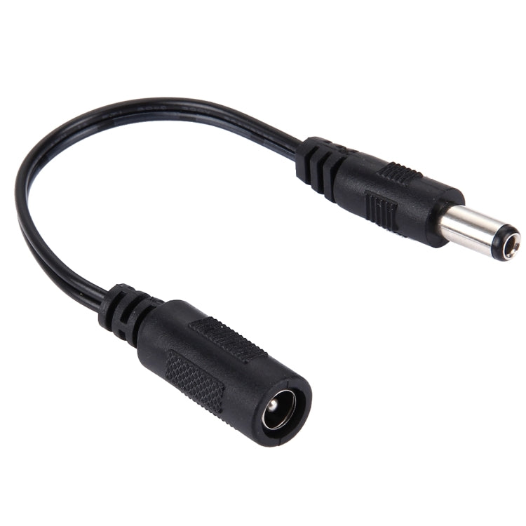 5.5 x 2.1mm DC Female to 5.5 x 2.1mm DC Male Power Connector Cable for Laptop Adapter, Length: 15cm(Black) - free shipping - PMC TechLife - Order now!