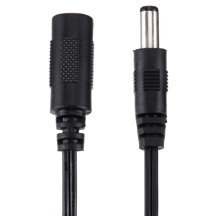 5.5 x 2.1mm DC Female to 5.5 x 2.1mm DC Male Power Connector Cable for Laptop Adapter, Length: 15cm(Black) - free shipping - PMC TechLife - Order now!