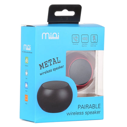 Mini Metal Wireless Bluetooth Speaker,  Hands-free, LED Indicator(Red) - Desktop Speaker by PMC Jewellery | Online Shopping South Africa | PMC Jewellery