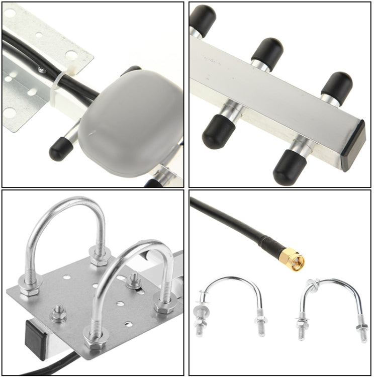 High Gain 28dBi SMA Plug 4G 696-960MHz / 1710-2690MHz Yagi Antenna - Other Accessories by PMC TechLife | Online Shopping South Africa | PMC TechLife