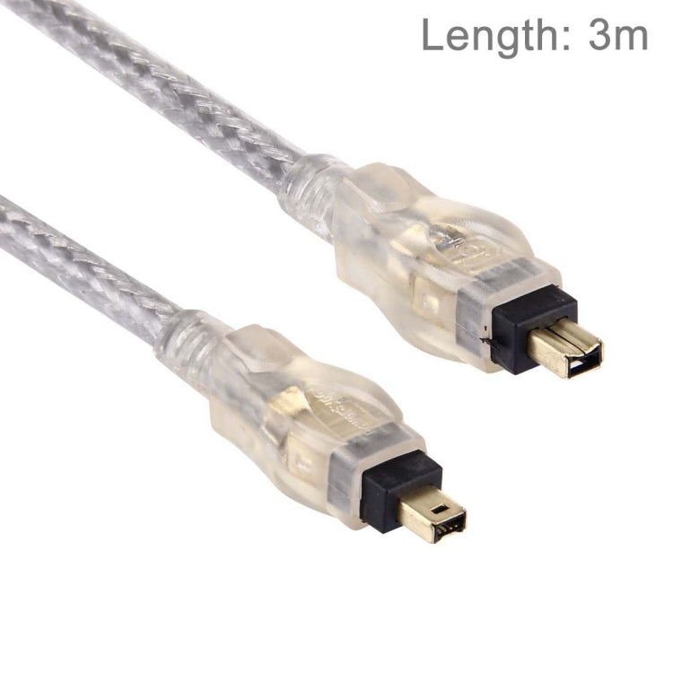 Gold Plated Firewire IEEE 1394 4Pin Male to 4Pin Male Cable, Length: 3m - 1394 Series by PMC TechLife | Online Shopping South Africa | PMC TechLife