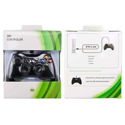 USB 2.0 Wired Controller Gamepad for XBOX360, Plug and Play, Cable Length: 2.5m(Black) - Gamepad by PMC Jewellery | Online Shopping South Africa | PMC Jewellery