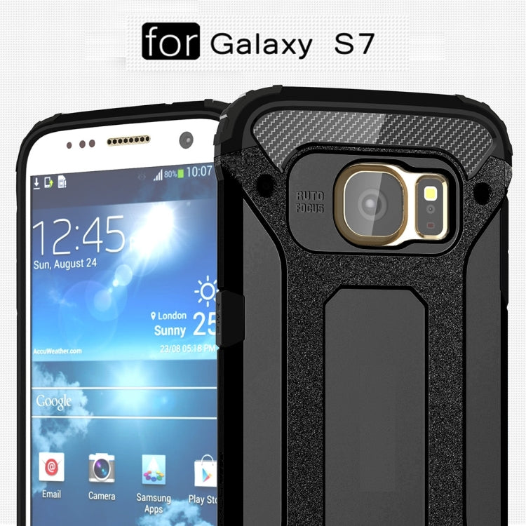 For Galaxy S7 / G930 Tough Armor TPU + PC Combination Case (Black) - Galaxy Phone Cases by PMC Jewellery | Online Shopping South Africa | PMC Jewellery