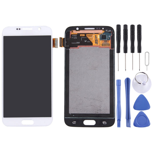 Original LCD Display + Touch Panel for Galaxy S6 / G9200, G920F, G920FD, G920FQ, G920, G920A, G920T, G920S, G920K, G9208, G9209(White) - LCD Screen by PMC Jewellery | Online Shopping South Africa | PMC Jewellery