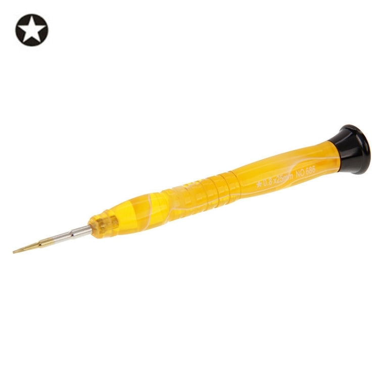 XL-0.8 Embedded Crystal Flower Professional Versatile 0.8 Pentalobe Screwdriver for Mobile Phone / Tablets Repair, Random Color Delivery(Green,Yellow,Red,Blue) - Screwdriver by PMC Jewellery | Online Shopping South Africa | PMC Jewellery