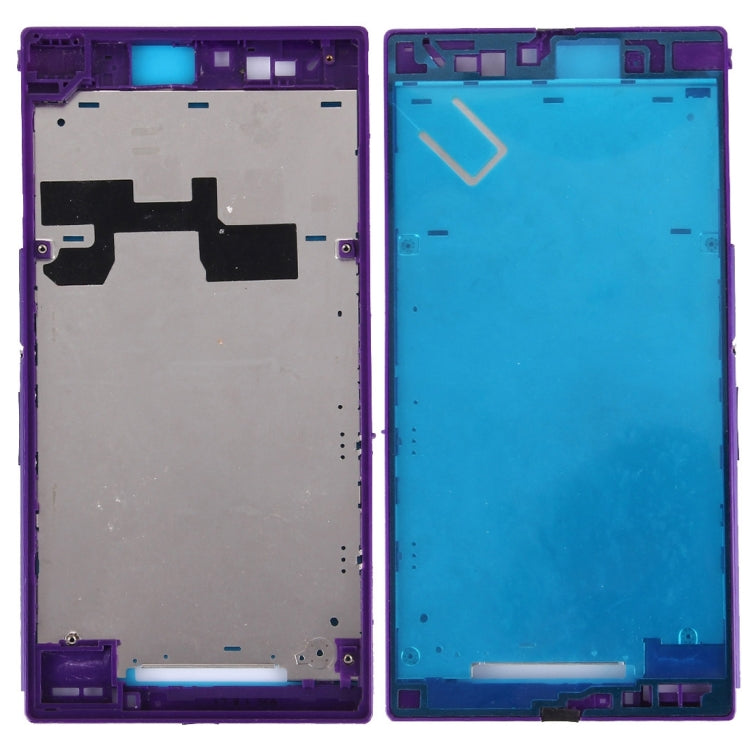 Front Housing LCD Frame Bezel Plate for Sony Xperia Z Ultra / XL39h / C6802(Purple) - Frame Bezel Plate by PMC Jewellery | Online Shopping South Africa | PMC Jewellery