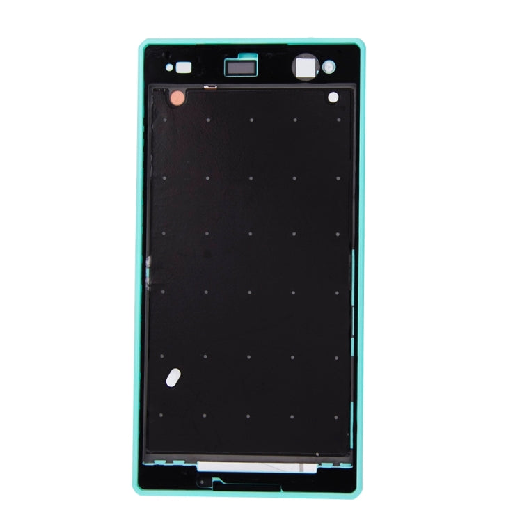 Front Housing  with Adhesive for Sony Xperia C3(Green) - Frame Bezel Plate by PMC Jewellery | Online Shopping South Africa | PMC Jewellery