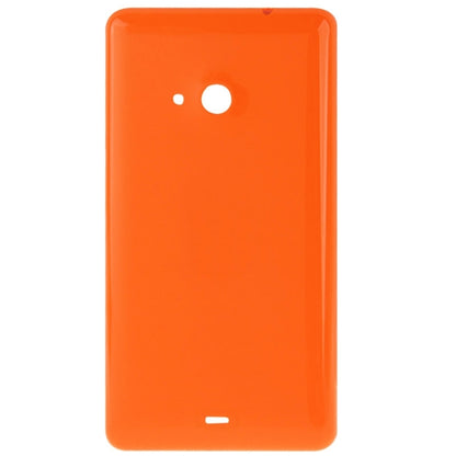 Smooth Surface Plastic Back Housing Cover  for Microsoft Lumia 535(Orange) - Back Cover by PMC Jewellery | Online Shopping South Africa | PMC Jewellery