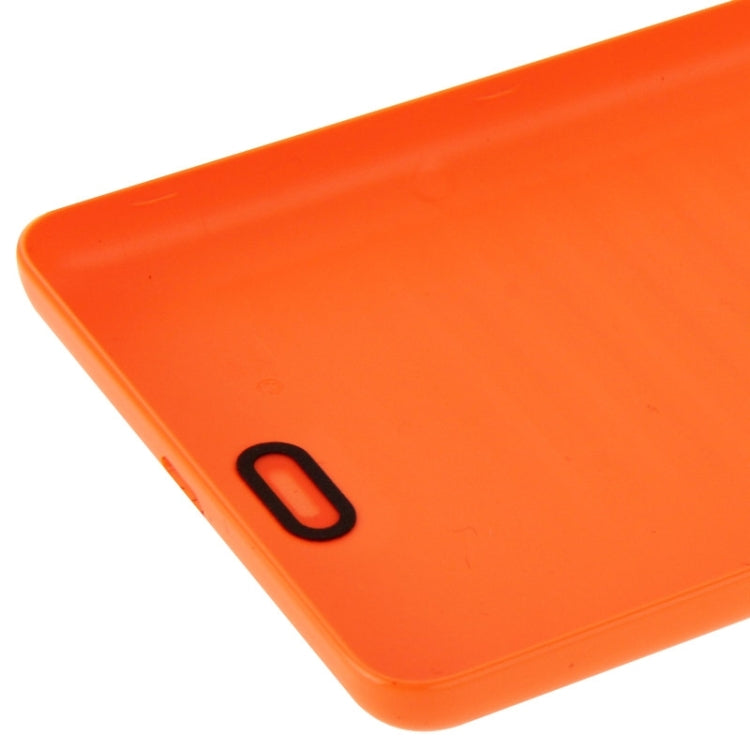 Smooth Surface Plastic Back Housing Cover  for Microsoft Lumia 535(Orange) - Back Cover by PMC Jewellery | Online Shopping South Africa | PMC Jewellery