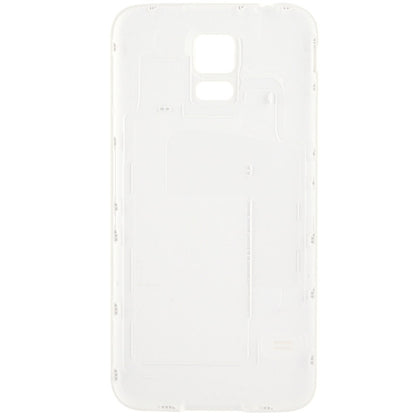 For Galaxy S5 / G900 Original LCD Middle Board (Dual Card Version) with Button Cable & Back Cover ,  (White) - Back Cover by PMC Jewellery | Online Shopping South Africa | PMC Jewellery