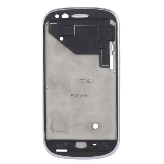 For Galaxy SIII mini / i8190 LCD Middle Board with Button Cable (Silver) - Frame Bezel Plate by PMC Jewellery | Online Shopping South Africa | PMC Jewellery