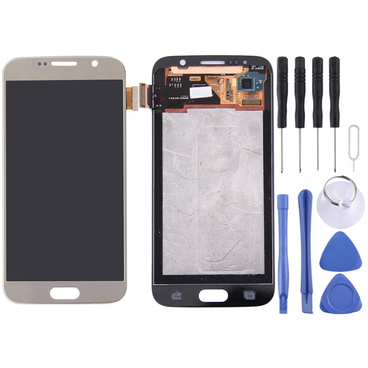 Original LCD Screen and Digitizer Full Assembly for Galaxy S6 / G9200, G920F, G920FD, G920FQ, G920, G920A, G920T, G920S, G920K, G9208, G9208/SS, G9209(Gold) - LCD Screen by PMC Jewellery | Online Shopping South Africa | PMC Jewellery