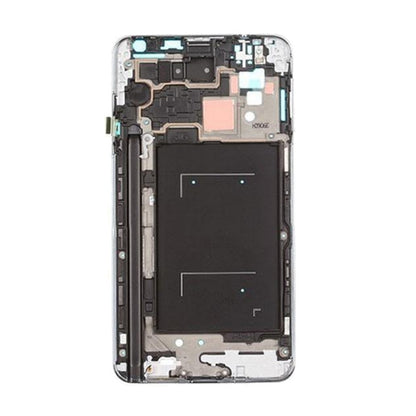 For Galaxy Note III / N9005 4G Version LCD Front Housing  (Silver) - Frame Bezel Plate by PMC Jewellery | Online Shopping South Africa | PMC Jewellery