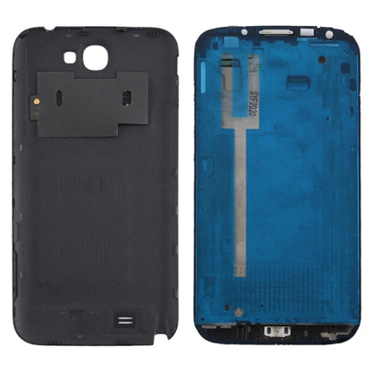 For Galaxy Note II / N7100 High Qualiay Full Housing  Chassis (LCD Frame Bezel + Back Cover) (Black) - Back Cover by PMC Jewellery | Online Shopping South Africa | PMC Jewellery