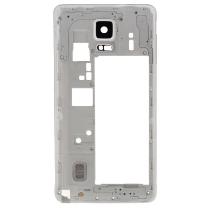 For Galaxy Note 4 / N910V Full Housing Cover (Middle Frame Bezel Back Plate Housing Camera Lens Panel + Battery Back Cover ) (White) - Back Cover by PMC Jewellery | Online Shopping South Africa | PMC Jewellery