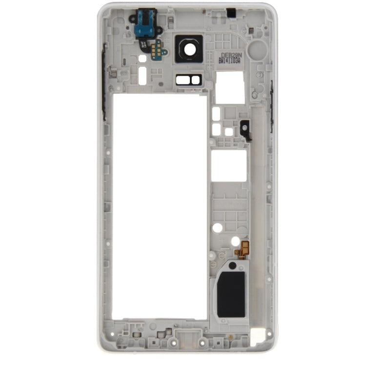 For Galaxy Note 4 / N910V Full Housing Cover (Middle Frame Bezel Back Plate Housing Camera Lens Panel + Battery Back Cover ) (White) - Back Cover by PMC Jewellery | Online Shopping South Africa | PMC Jewellery