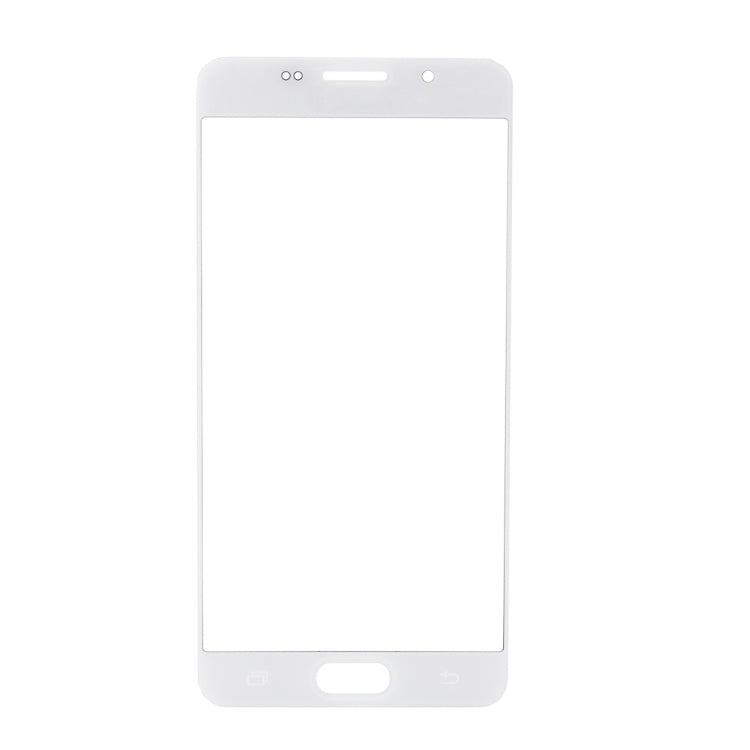 For Galaxy A7 (2016) / A710 Front Screen Outer Glass Lens (White) - Outer Glass Lens by PMC Jewellery | Online Shopping South Africa | PMC Jewellery
