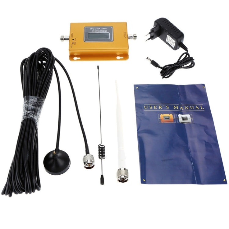 WCDMA 2100MHz Mobile Phone Signal Booster / LCD Signal Repeater with Sucker Antenna - Boosters by PMC Jewellery | Online Shopping South Africa | PMC Jewellery