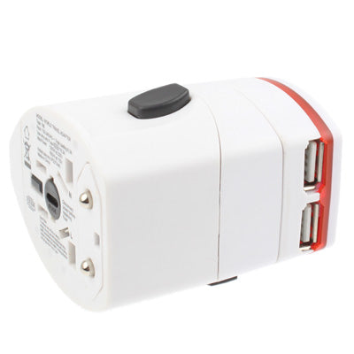 Plug Adapter, World Travel Adapter 2 & USB Charger - International Plug Adaptor by PMC Jewellery | Online Shopping South Africa | PMC Jewellery