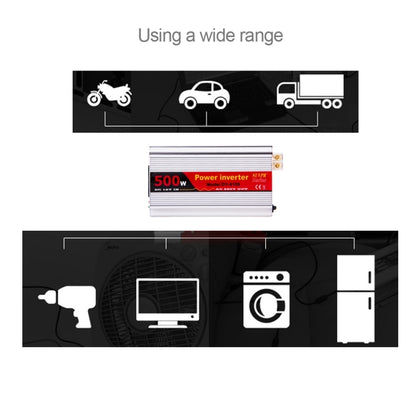 SUVPR DY-8109 500W DC 12V to AC 220V Car Power Inverter with 500mA USB Port & Universal Power Socket - Others by SUVPR | Online Shopping South Africa | PMC Jewellery