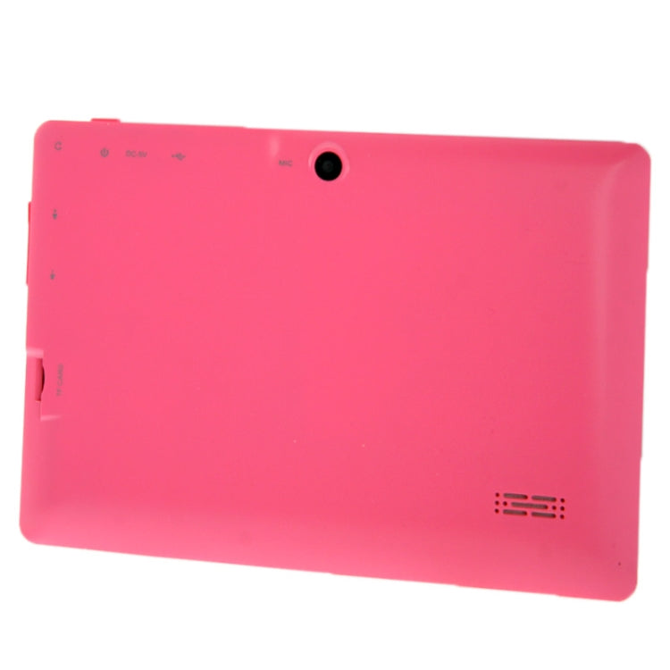 7.0 inch Tablet PC, 512MB+4GB, Android 4.2.2, 360 Degrees Menu Rotation, Allwinner A33 Quad-core, Bluetooth, WiFi(Magenta) - 7.0-8.0 inch by PMC Jewellery | Online Shopping South Africa | PMC Jewellery