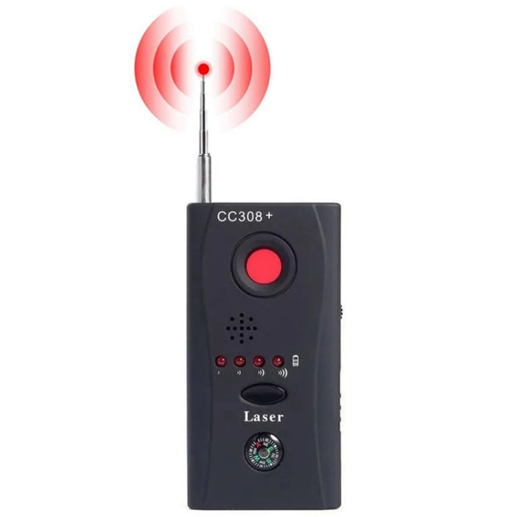 CC308+ Multi-Detector Full-Range All-Round Detector For Hidden Mini Camera / IP Lens/ GMS / RF Signal Detector Finder(Black) - RF Signal Detector by PMC Jewellery | Online Shopping South Africa | PMC Jewellery