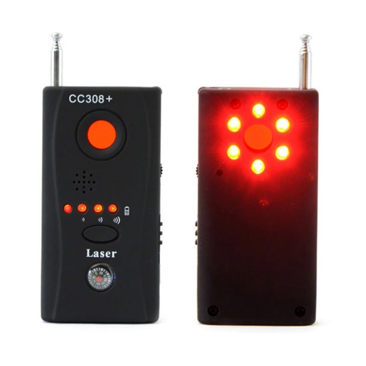 CC308+ Multi-Detector Full-Range All-Round Detector For Hidden Mini Camera / IP Lens/ GMS / RF Signal Detector Finder(Black) - free shipping - PMC TechLife - Order now!