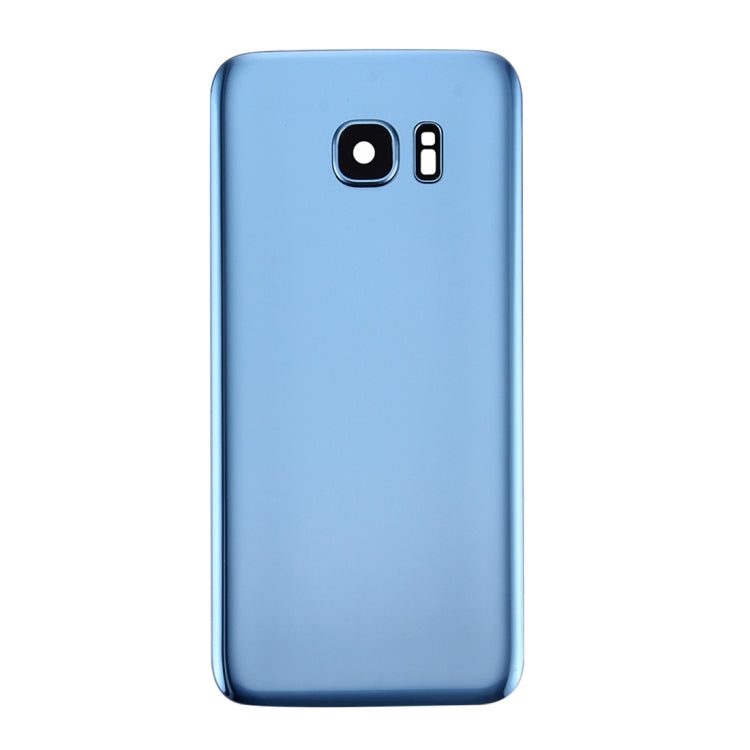 For Galaxy S7 Edge / G935 Original Battery Back Cover with Camera Lens Cover (Blue) - Back Cover by PMC Jewellery | Online Shopping South Africa | PMC Jewellery