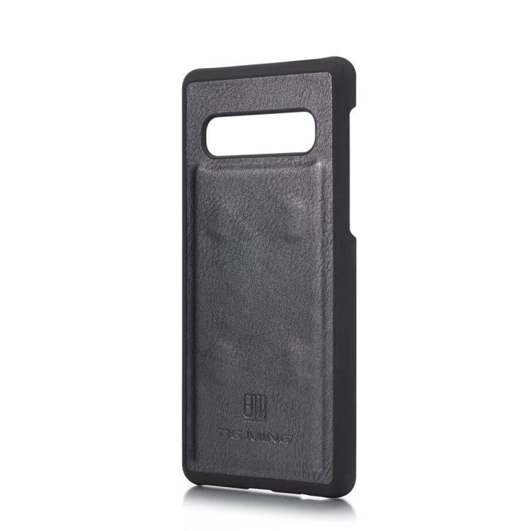 DG.MING Crazy Horse Texture Flip Detachable Magnetic Leather Case for Samsung Galaxy S10, with Holder & Card Slots & Wallet(Black) - free shipping - PMC TechLife - Order now!