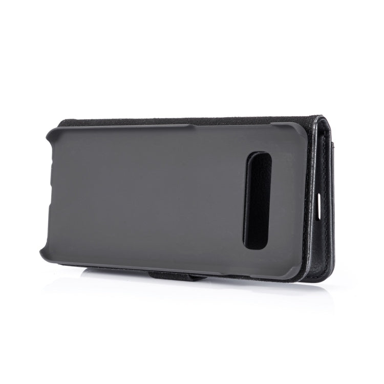 DG.MING Crazy Horse Texture Flip Detachable Magnetic Leather Case for Samsung Galaxy S10, with Holder & Card Slots & Wallet(Black) - free shipping - PMC TechLife - Order now!