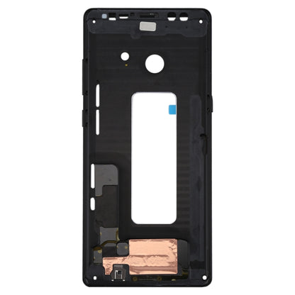 For Galaxy Note 8 / N950 Front Housing LCD Frame Bezel Plate (Black) - Frame Bezel Plate by PMC Jewellery | Online Shopping South Africa | PMC Jewellery