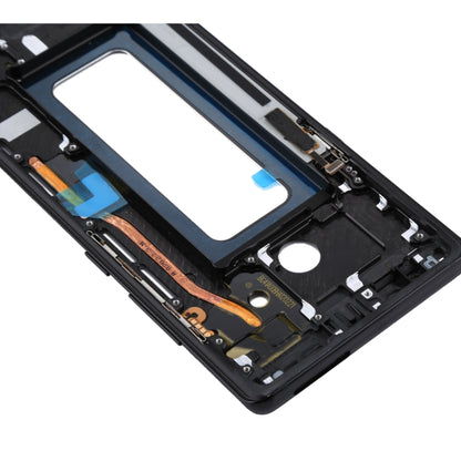 For Galaxy Note 8 / N950 Front Housing LCD Frame Bezel Plate (Black) - Frame Bezel Plate by PMC Jewellery | Online Shopping South Africa | PMC Jewellery