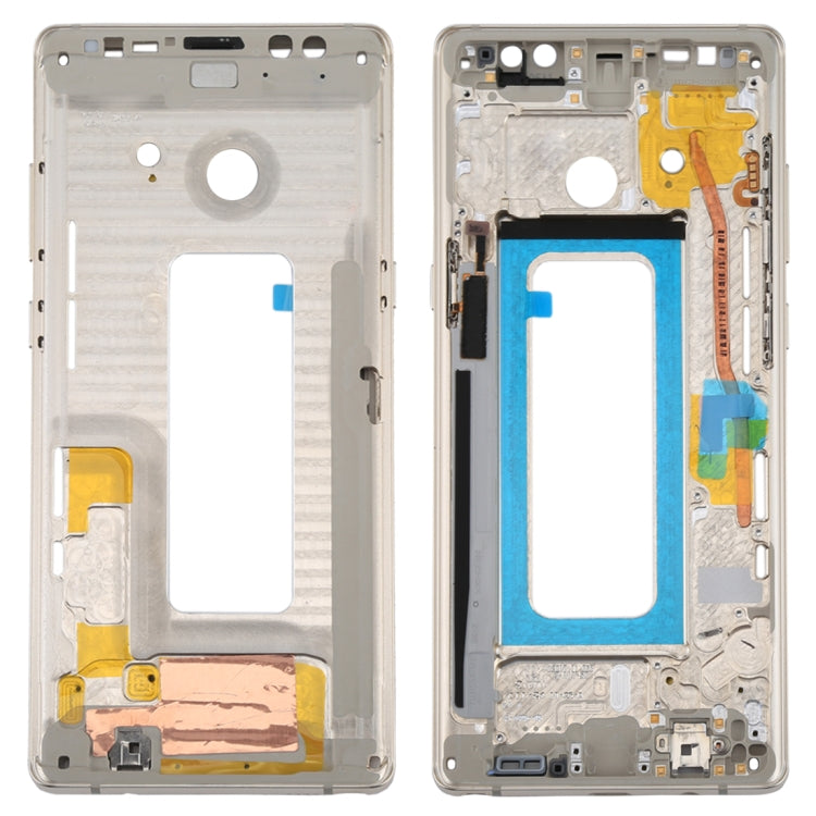 For Galaxy Note 8 / N950  Front Housing LCD Frame Bezel Plate(Gold) - Frame Bezel Plate by PMC Jewellery | Online Shopping South Africa | PMC Jewellery