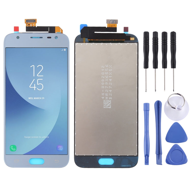 Original LCD Screen for Galaxy J3 (2017), J330F/DS, J330G/DS with Digitizer Full Assembly (Blue) - LCD Screen by PMC Jewellery | Online Shopping South Africa | PMC Jewellery