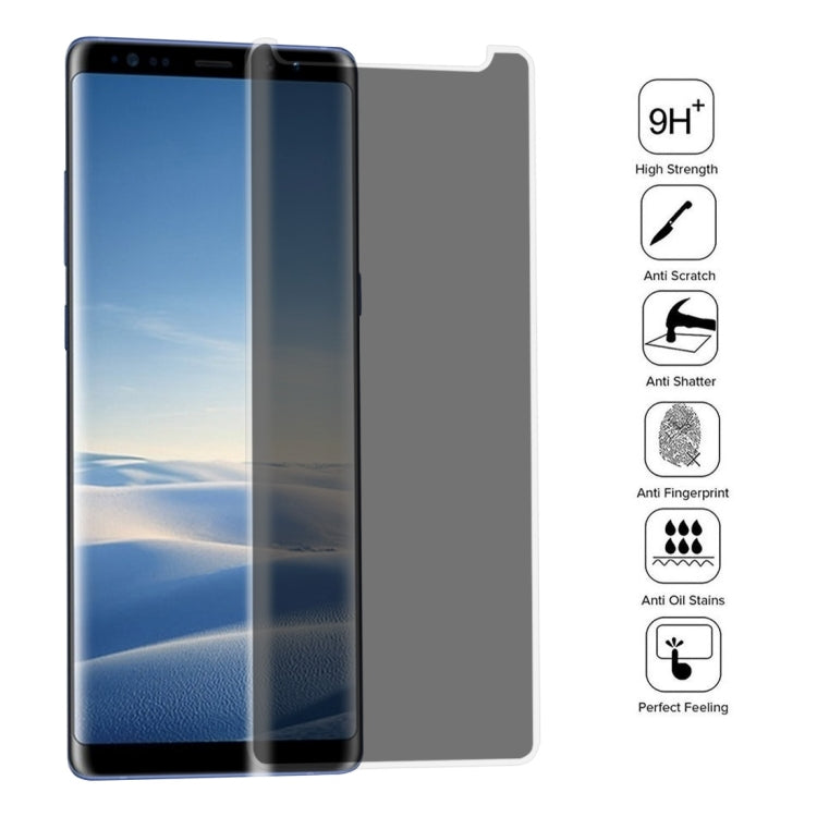 For Galaxy Note 8 0.26mm 9H Surface Hardness 3D Curved Privacy Anti-glare Non-full Screen Tempered Glass Screen Protector (Transparent) - free shipping - PMC TechLife - Order now!