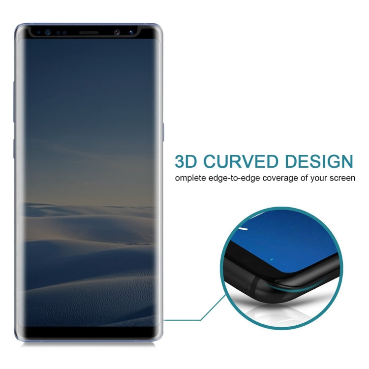 For Galaxy Note 8 0.26mm 9H Surface Hardness 3D Curved Privacy Anti-glare Non-full Screen Tempered Glass Screen Protector (Transparent) - free shipping - PMC TechLife - Order now!
